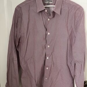 Express Men's Casual Patterned Shirt